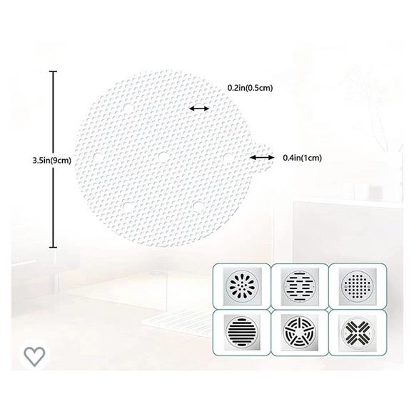 50pc disposable drain hair catcher - Picture 2 of 3